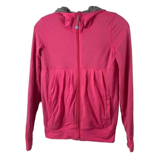 Ivivva Lululemon Reversible Full Zip Hooded Pink - Picture 1 of 9